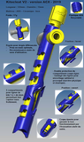 Kite Cleat line management tool with Kite Knife